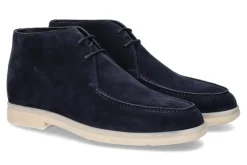 Best Stiefelette GORING SOFT SUEDE NAVY Herren Stiefeletten / Stiefel | Schnürer