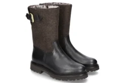 Clearance Damen-Stiefelette gefüttert PANIOLO LODEN- moro/dunkelbraun Damen Stiefel | Stiefeletten