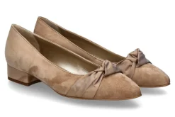 Best Pumps ZIEGENVELOUR/SEIDE- sand Damen Pumps | Dirndl Schuhe