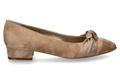 Best Pumps ZIEGENVELOUR/SEIDE- sand Damen Pumps | Dirndl Schuhe