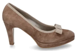Discount Pumps ZIEGENVELOUR ANTIKROSÉ Damen Pumps | Dirndl Schuhe