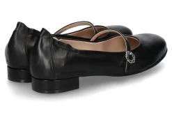 Discount Riemenballerina ZIEGENNAPPA- schwarz Damen Ballerinas | Dirndl Schuhe