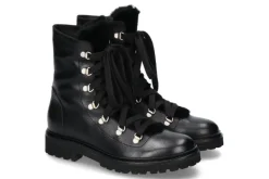 Best Schnürboots gefüttert 5714 NAPPA- schwarz Damen Stiefel | Stiefeletten