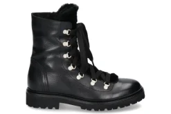 Best Schnürboots gefüttert 5714 NAPPA- schwarz Damen Stiefel | Stiefeletten