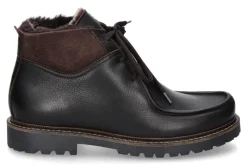 Discount Schnürboots gefüttert PANIOLO LAMMFELL MORO - dunkelbraun Herren Stiefeletten / Stiefel | Warmgefüttert