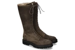 Best Schnürstiefel ANTIKBOCK MOOR- lodengrün Damen Dirndl Schuhe | Stiefel