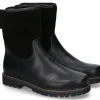 Outlet Stiefelette gefüttert PANIOLO VELOUR SCHWARZ Herren Stiefeletten / Stiefel | Trachtenschuhe