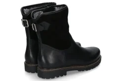 Outlet Stiefelette gefüttert PANIOLO VELOUR SCHWARZ Herren Stiefeletten / Stiefel | Trachtenschuhe