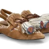 Clearance Elena lachi Slingbacks SUEDE- tan/braun Damen Sandalen