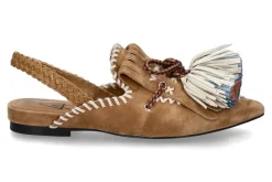Clearance Elena lachi Slingbacks SUEDE- tan/braun Damen Sandalen