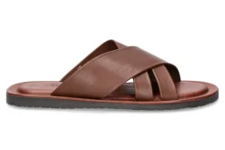 Online Pantolette LEATHER M6717 BOURBON Herren Offene Schuhe