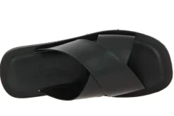 Clearance Pantolette LEATHER M7767 BLACK Herren Offene Schuhe