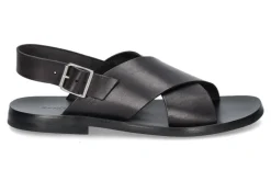Hot Sandale LEATHER M7162 BLACK Herren Offene Schuhe
