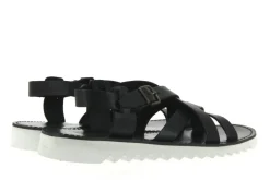 Fashion Sandale LEATHER BLACK Herren Offene Schuhe
