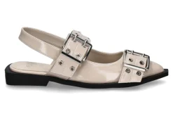 Best Slingballerina PATENT- offwhite Damen Ballerinas