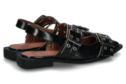 Fashion Slingballerina PATENT- black/schwarz Damen Ballerinas | Sandalen