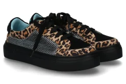 Fashion Fifty-12 by Sneaker ALENA CAMOSCIO- leoprint black/schwarz Damen Sneaker