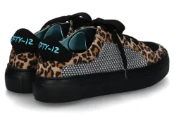 Fashion Fifty-12 by Sneaker ALENA CAMOSCIO- leoprint black/schwarz Damen Sneaker