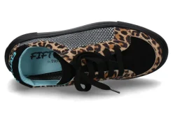 Fashion Fifty-12 by Sneaker ALENA CAMOSCIO- leoprint black/schwarz Damen Sneaker