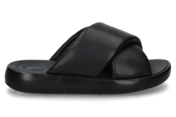 Clearance Pantolette IQUSHION D-LUXE PADDED LEATHER CROSS- all black/schwarz Damen Pantoletten