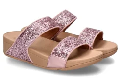 Discount Pantolette LULU GLITTER SLIEDES- metallic soft blush Damen Pantoletten
