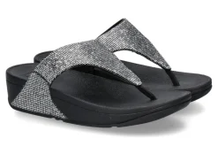 Clearance Pantolette LULU GLITTERBALL TOE-POST- silver Damen Pantoletten