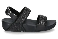 Fashion Pantolette LULU GLITTER BACK STRAP SANDALS BLACK Damen Pantoletten