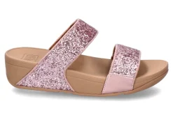 Discount Pantolette LULU GLITTER SLIEDES- metallic soft blush Damen Pantoletten