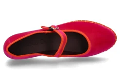 Best Riemenballerina NANA SAMT- pink/orange Damen Ballerinas