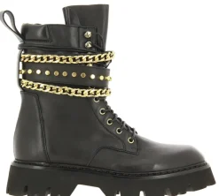 Best Combat-Boots GLOVE NERO ORO Damen Stiefel | Stiefeletten
