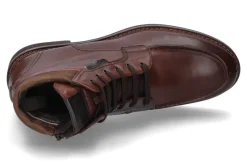 Best Boots gefüttert VITELLO KING COGNAC Herren Stiefeletten / Stiefel | Warmgefüttert