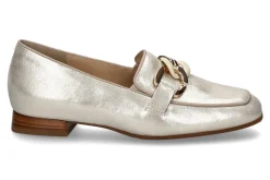 New Loafer NAPOLI H-WEITE GLOSS- platin Damen Slipper
