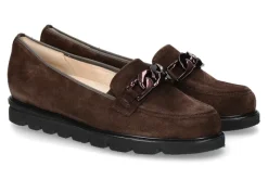 Hot Loafer PISA G-WEITE- dunkelbraun Damen Slipper