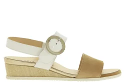 Hot Sandale GARDA H VARIO DORELACK WHITE CREAM Damen Sandalen