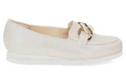 Hot Slipper PISA G-WEITE GLOSSLEDER PLATIN Damen Slipper