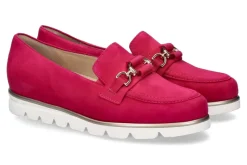 Discount Slipper PISA WEITE G SAMTZIEGE- pink Damen Slipper