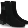 Sale Stiefelette SIENA SAMTKID-LEDER- schwarz/multi Damen Stiefel | Stiefeletten