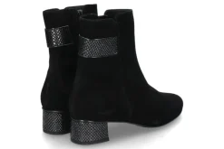 Sale Stiefelette SIENA SAMTKID-LEDER- schwarz/multi Damen Stiefel | Stiefeletten