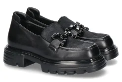 Sale Loafer SJ624J NAPPA CAVALLINO- nero/ schwarz Damen Slipper