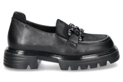 Sale Loafer SJ624J NAPPA CAVALLINO- nero/ schwarz Damen Slipper