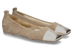 Clearance Ballerina LEILA NAPPA/SUEDE- gold/nuts Damen Ballerinas