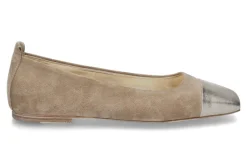 Clearance Ballerina LEILA NAPPA/SUEDE- gold/nuts Damen Ballerinas