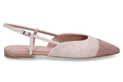 Discount Sling- Ballerina GRETA NAPPA TWEED- rosa/nude Damen Ballerinas | Sandalen