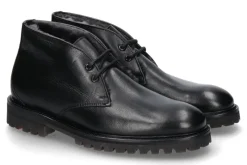 Clearance Herren- Schnürboots gefüttert OXFORD SAHARA CALF- schwarz Herren Stiefeletten / Stiefel