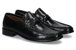Clearance Slipper EGMOND BISONTE CALF NERO (42) Herren Slippers