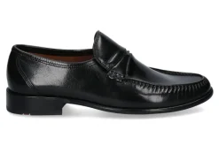 Clearance Slipper EGMOND BISONTE CALF NERO (42) Herren Slippers