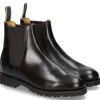 Best Chelsea Boot gefüttert VINTAGE PULLUP MOCCA Damen Stiefel | Stiefeletten