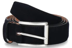 Fashion Herren-Gürtel CHINO VELOURS-marineblau Damen Gürtel | Gürtel