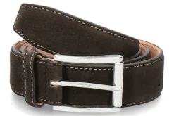 Hot Herren-Gürtel CHINO VELOURS- mocca/ dunkelbraun Damen Gürtel | Gürtel