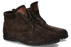 Sale Schnürstiefelette gefüttert GRINZINGER NEU VELOUR DUNKELBRAUN Herren Stiefeletten / Stiefel | Schnürer